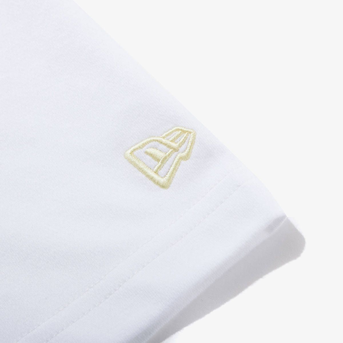  0014 - HÀNG CHÍNH HÃNG - ÁO THUN NEW ERA - LARGE LOGO *WHITE/YELLOW* - 2021** 