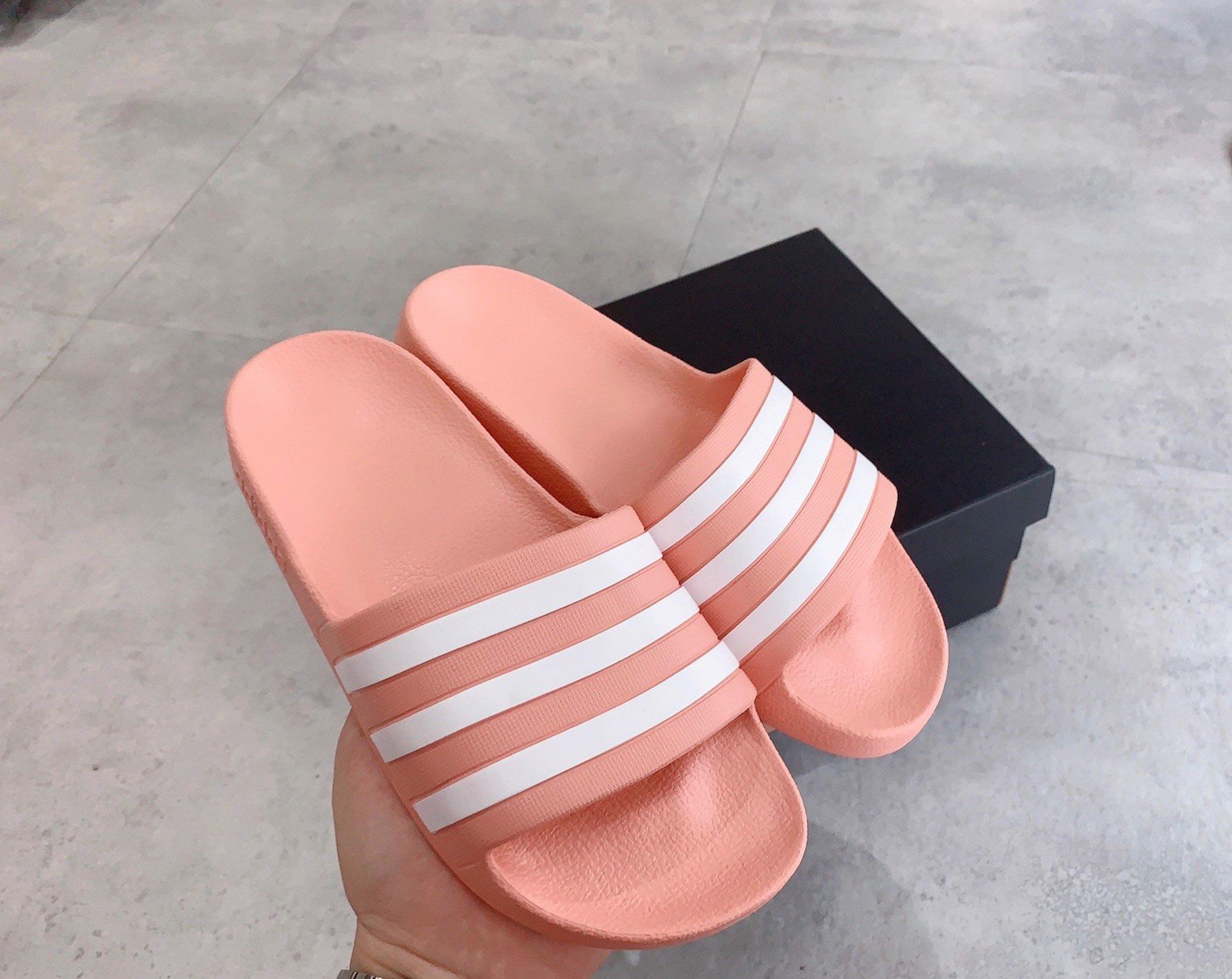  1202 - HÀNG CHÍNH HÃNG - DÉP ADILETTE AQUA SLIDE HỒNG - * PINK * - 2021** - Code: F35534 