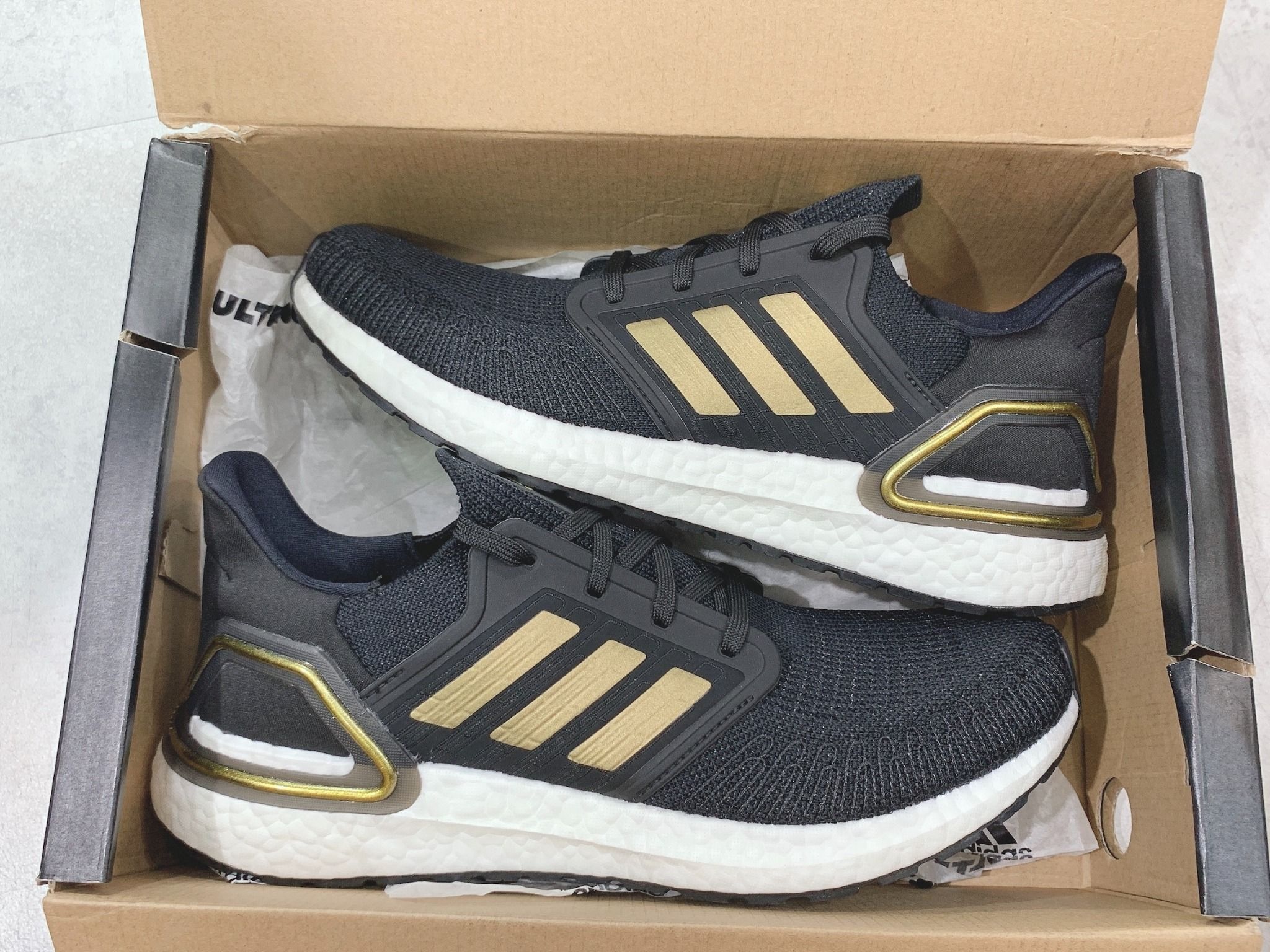  0322 - HÀNG CHÍNH HÃNG - GIÀY ADIDAS ULTRABOOST 20 ĐEN SỌC VÀNG  - *BLACK/GOLD* - 2022** - Code: EE4393 
