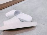  0042 - HÀNG CHÍNH HÃNG - DÉP ADILETTE AQUA SLIDE - ALL WHITE - *WHITE* - 2021** - Code: F35543 