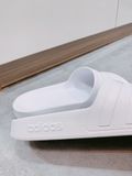  0224 - HÀNG CHÍNH HÃNG - DÉP ADILETTE AQUA SLIDE - ALL WHITE - *WHITE* - 2021** - Code: F35543 