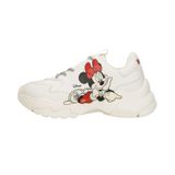  0113 - HÀNG CHÍNH HÃNG - GIÀY SNEAKER MLB CHUNKY MICKEY NẰM - MINNIE IVORY - *MICKEY LOGO* - 2021** - Code: 32SHCF011-43I 