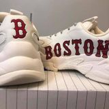  0359  - HÀNG CHÍNH HÃNG - GIÀY SNEAKER MLB BIG BALL CHUNKY BOSTON  - *WHITE RED* - Code: 32SHC2011 43I 