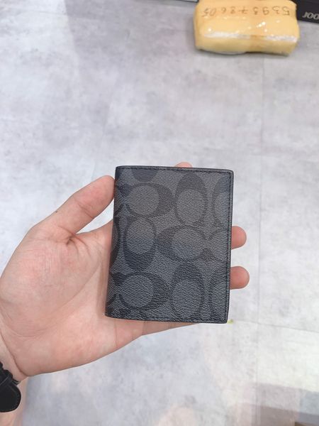  0078 - HÀNG CHÍNH HÃNG - VÍ COACH CẦM TAY 650K - *BLACK* - 2021** - Code: 