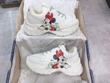  0113 - HÀNG CHÍNH HÃNG - GIÀY SNEAKER MLB CHUNKY MICKEY NẰM - MINNIE IVORY - *MICKEY LOGO* - 2021** - Code: 32SHCF011-43I 