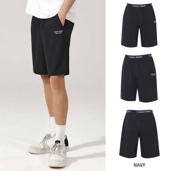  2709 - HÀNG CHÍNH HÃNG - QUẦN SHORT DÙ - CALVIN KLEIN - NAVY 