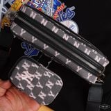  0333 - HÀNG CHÍNH HÃNG - TÚI ĐEO CHÉO MLB Jacquard Cross Bag New York Yankees MONOGRAM - *LIGHTING* - 2023** - Code: 32BGDC011-50L 