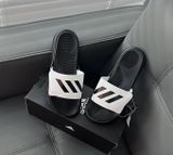  1739 - HÀNG CHÍNH HÃNG - DÉP ADIDAS ALPHABOUCE SLIDE - Đen Full / Quai trắng - *BLACK/Quai WHITE* - 2024** - Code:FZ0388 