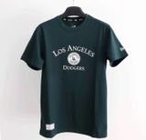  0761 - HÀNG CHÍNH HÃNG - ÁO THUN NEW ERA - LOS ANGELES RÊU - *DEEP GREEN* - Code: 12354490 