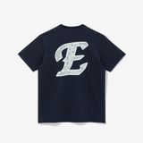  0726 - HÀNG CHÍNH HÃNG - ÁO THUN NEW ERA - LOGO CHỮ E XANH ĐẬM - *NAVY* - Code: 13317064 