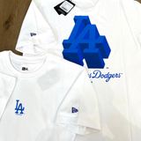  0857 - HÀNG CHÍNH HÃNG - ÁO THUN NEW ERA - LOGO 3D LOS ANGELES TRẮNG - *WHITE* - CODE: 13470987 