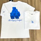  0857 - HÀNG CHÍNH HÃNG - ÁO THUN NEW ERA - LOGO 3D LOS ANGELES TRẮNG - *WHITE* - CODE: 13470987 
