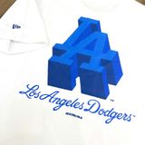  0961 - HÀNG CHÍNH HÃNG - ÁO THUN NEW ERA - Aó LA logo LA 3D - TRĂNG- CODE : 13470987 