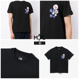  0646 - HÀNG CHÍNH HÃNG - ÁO THUN NEW ERA - NHIỀU LOGO LA ĐEN - *BLACK* - Code: 13338662 