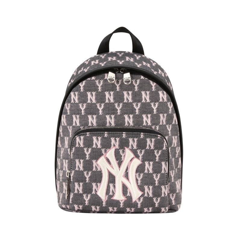 Balo MLB Mini New York Yankees Monogram Cream Leather #15 Balo MLB Mini New York Yankees Monogram Cream Leather