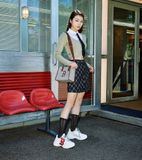  1097 - HÀNG CHÍNH HÃNG - GIÀY SNEAKER MLB BIG BALL CHUNKY - 3D Logo Boston Red Sox Ivory - *TRẮNG* - Code: 3ASHCS12N-43RDS 