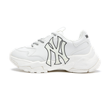  0101 - HÀNG CHÍNH HÃNG - GIÀY SNEAKER MLB BIG BALL CHUNKY NEW YORK  - *WHITE BLACK* - 2021** - Code: 32SHC1911 50I 