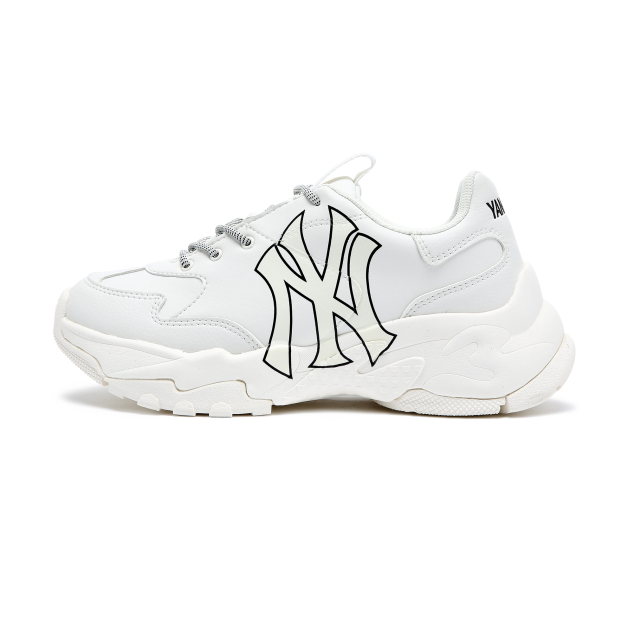  0101 - HÀNG CHÍNH HÃNG - GIÀY SNEAKER MLB BIG BALL CHUNKY NEW YORK  - *WHITE BLACK* - 2021** - Code: 32SHC1911 50I 