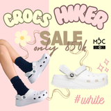  2106 - HÀNG CHÍNH HÃNG - GIÀY CLOG UNISEX CROCS HIKER 2.0 (ĐẾ GAI) CLASSIC - WHITE - CODE: 208365 - 100 