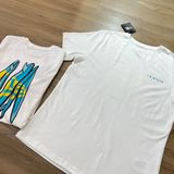 0723 - HÀNG CHÍNH HÃNG - ÁO THUN NEW ERA - MULTICOLOR ( ÁO VÁN ) TRẮNG - *WHITE* - Code: 127152803 