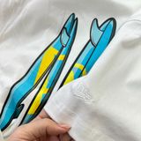  0723 - HÀNG CHÍNH HÃNG - ÁO THUN NEW ERA - MULTICOLOR ( ÁO VÁN ) TRẮNG - *WHITE* - Code: 127152803 