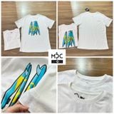  0723 - HÀNG CHÍNH HÃNG - ÁO THUN NEW ERA - MULTICOLOR ( ÁO VÁN ) TRẮNG - *WHITE* - Code: 127152803 