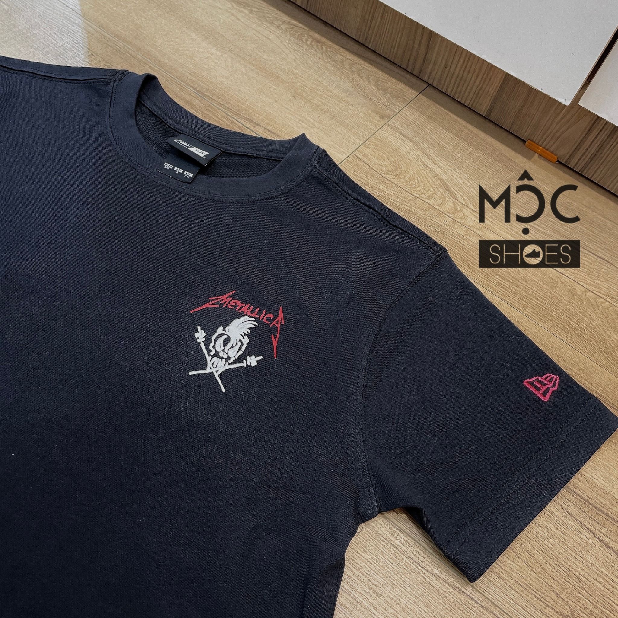 0693 - HÀNG CHÍNH HÃNG - ÁO THUN NEW ERA - METALLICA SCARRY GUY SAD BUT TRUE ĐEN - *BLACK* - Code: 13338172 