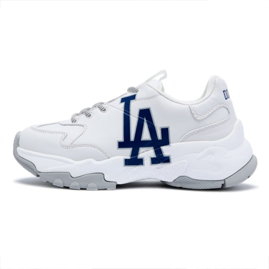  0158 - HÀNG CHÍNH HÃNG - GIÀY SNEAKER MLB BIG BALL CHUNKY LA DODGER  - *TRẮNG LOGO XANH* - 2021** - Code: 32SHC1011 07W 