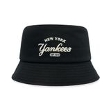  1203 - HÀNG CHÍNH HÃNG - Mũ / Nón MLB Bucket Varsity New York Yankees 3AHTV013N-50BKS -  Màu Đen 