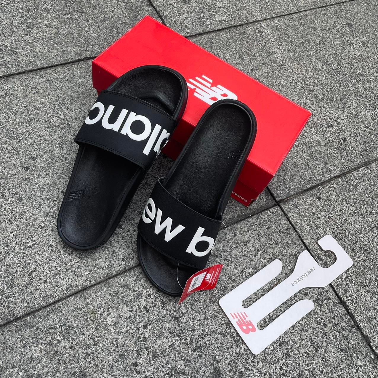  0299 - HÀNG CHÍNH HÃNG - DÉP NEW BALANCE - *BLACK* - 2022** - Code: SMF200BK 