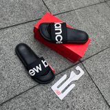  0299 - HÀNG CHÍNH HÃNG - DÉP NEW BALANCE - *BLACK* - 2022** - Code: SMF200BK 