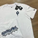 0690 - HÀNG CHÍNH HÃNG - ÁO THUN NEW ERA - NEW YORK GRAVITY TRẮNG - *WHITE* - Code: 12354483 