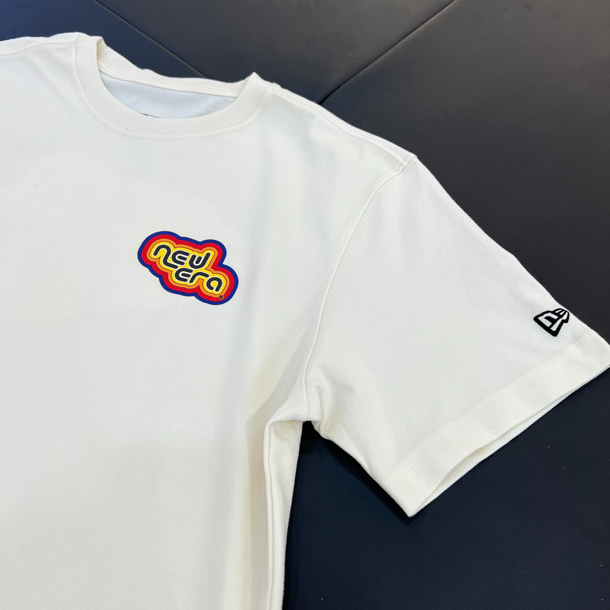  0705 - HÀNG CHÍNH HÃNG - ÁO THUN NEW ERA - LOGO NEW ERA BE - *BEIGE* - Code: 12354449 