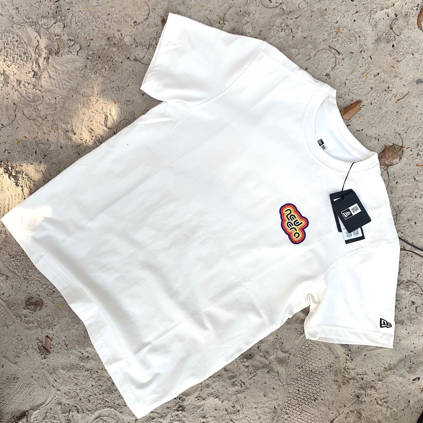  0705 - HÀNG CHÍNH HÃNG - ÁO THUN NEW ERA - LOGO NEW ERA BE - *BEIGE* - Code: 12354449 