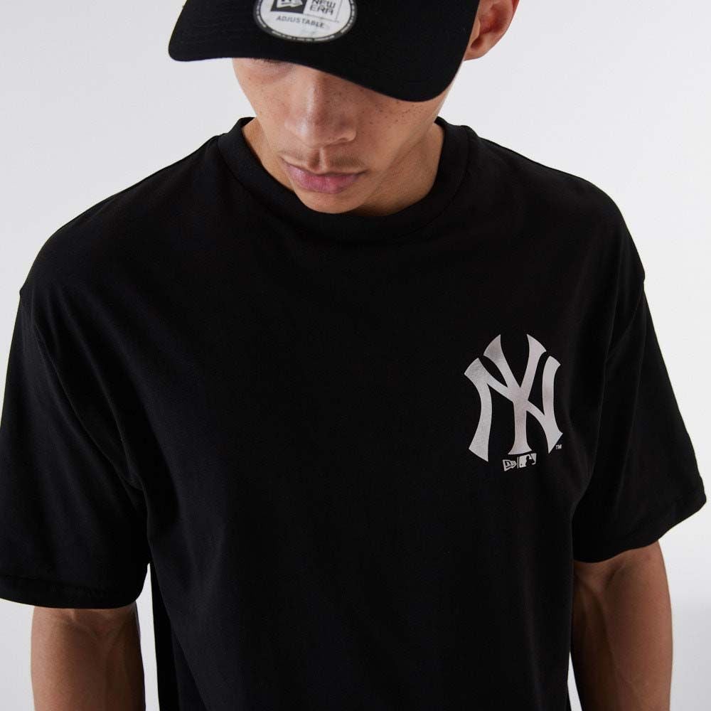  0967 - HÀNG CHÍNH HÃNG - ÁO THUN NEW ERA - METALLIC- BẠC- CODE : 60292354 