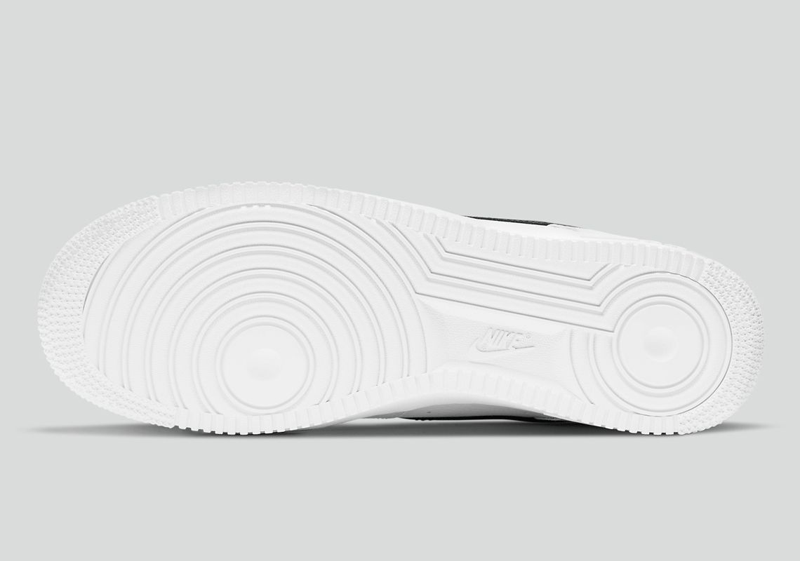  0283 - HÀNG CHÍNH HÃNG - GIÀY NIKE AIR FORCE 1 TRẮNG - SWOOSH ĐEN  - *WHITE/BLACK LOGO* - 2021** - Code: CT2302-100 