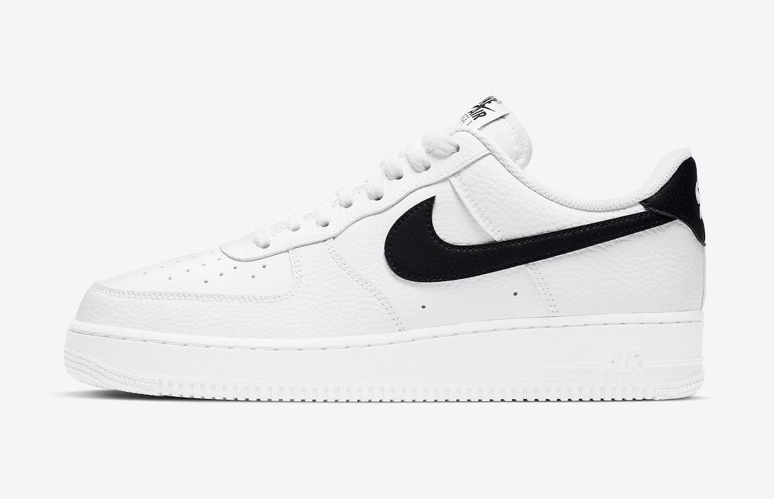 0283 - HÀNG CHÍNH HÃNG - GIÀY NIKE AIR FORCE 1 TRẮNG - SWOOSH ĐEN  - *WHITE/BLACK LOGO* - 2021** - Code: CT2302-100 