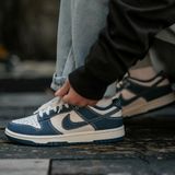  1075 - HÀNG CHÍNH HÃNG - GIÀY NIKE DUNK LOW - Denim INDUSTRIAL BLUE ‘SASHIKO’ - CODE: DV0834-101 