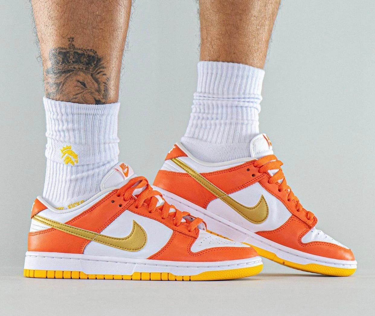  0221 - HÀNG CHÍNH HÃNG - GIÀY NIKE DUNK LOW- *Golden Orange* - 2022** - Code: (7) 