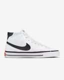  0407 - HÀNG CHÍNH HÃNG - GIÀY NIKECOURT LEGACY CANVAS MID TRẮNG- *BLACK/WHITE* - Code: DD0162-100 