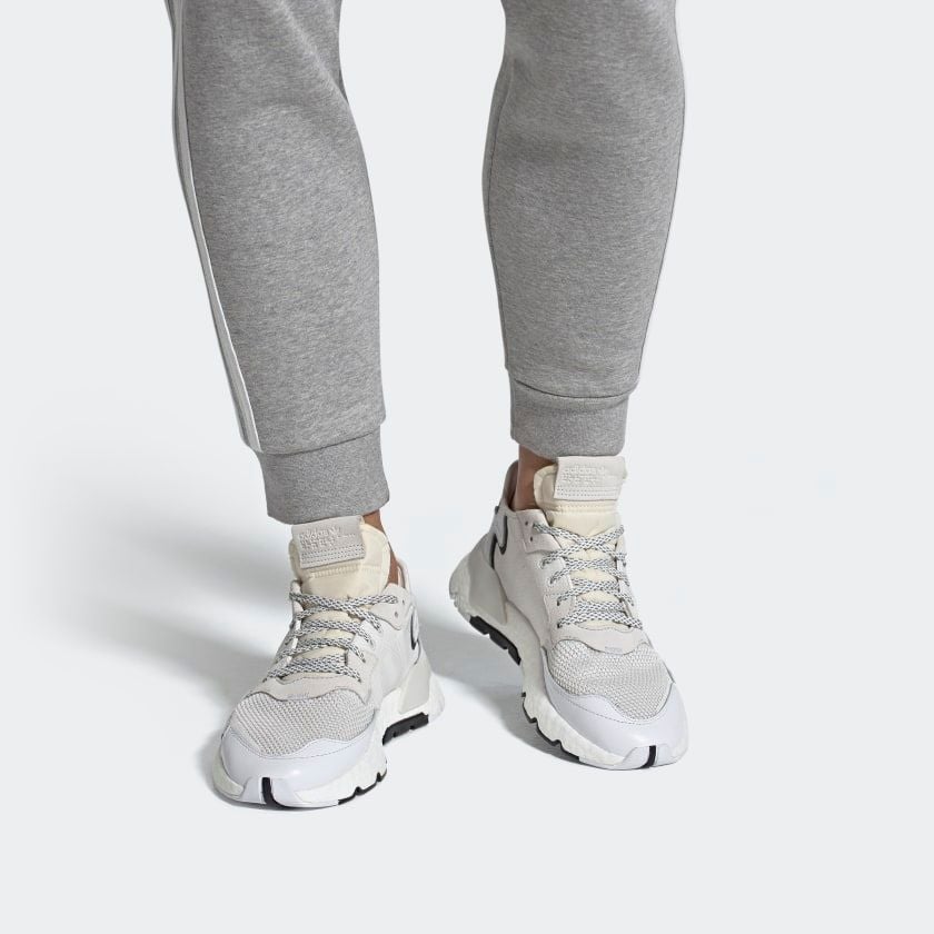  0152 - HÀNG CHÍNH HÃNG - GIÀY ADIDAS NITE JOGGER - CRYSTAL WHITE- *WHITE/GREY - 2021** - Code: EE6255 