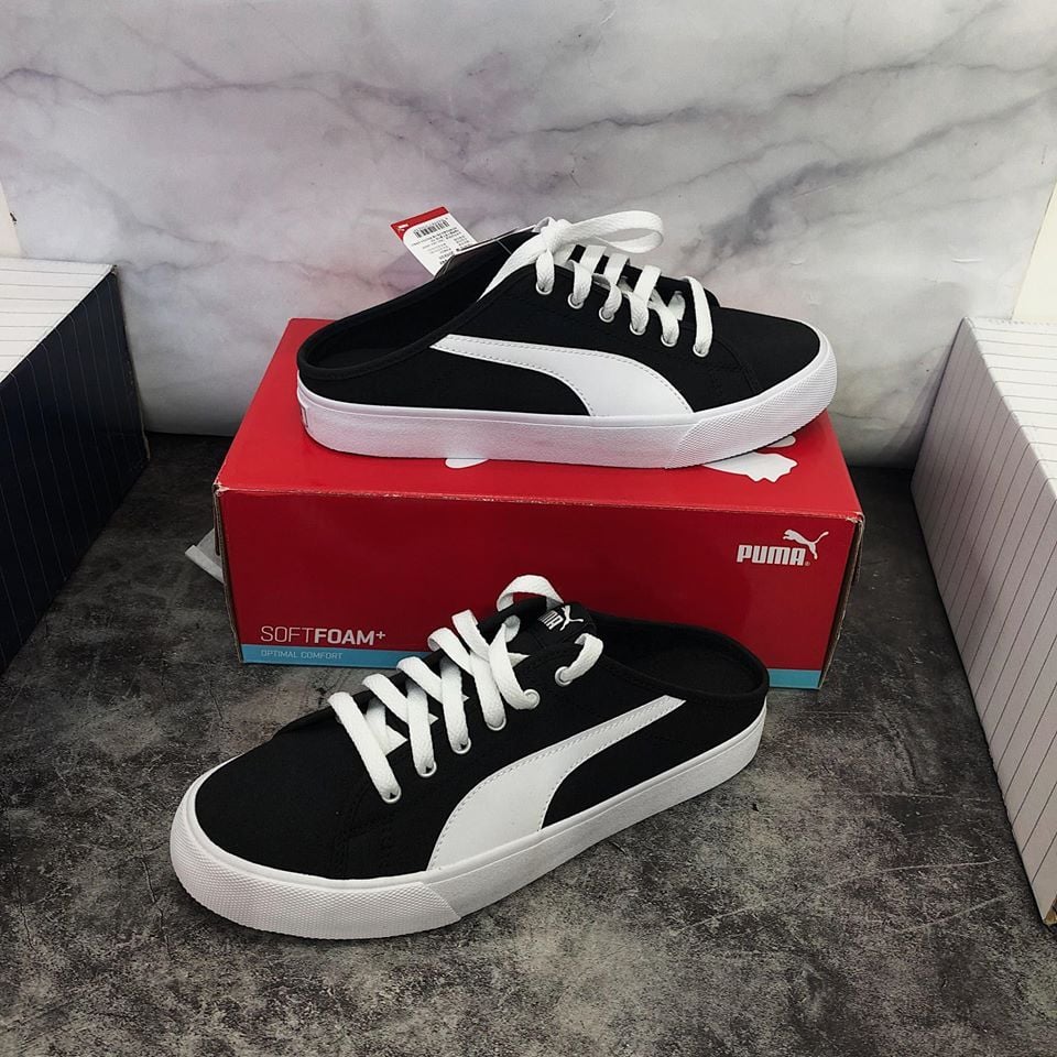  0167 - HÀNG CHÍNH HÃNG - GIÀY PUMA MULE *ĐẠP GÓT* - *ĐEN* - 2025** - Code: 371318-01 