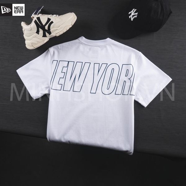  0633 - HÀNG CHÍNH HÃNG - ÁO THUN NEW ERA - NEW YORK TRẮNG - *WHITE* - Code: 12354539 