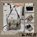  2395 - HÀNG CHÍNH HÃNG - Túi MLB Diamond Monogram Jacquard Boston Red Sox - Nâu Be - Code: 7ACRMD13N-43BGD 