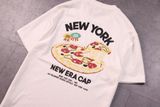  0821 - HÀNG CHÍNH HÃNG - ÁO THUN NEW ERA - HÌNH PIZZA TRẮNG - *WHITE* - Code: 12715201 