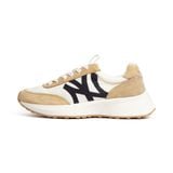  0247 - HÀNG CHÍNH HÃNG - GIÀY MLB CHUNKY JOGGER NEW YORK YANKEES - *BEIGE* - 2022** - Code: 32SHX1111-50b 