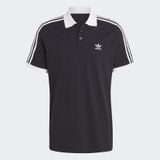  2696 - HÀNG CHÍNH HÃNG - ÁO ADIDAS POLO 2 SỌC CỔ TRẮNG - * BLACK * CODE : IL2501 