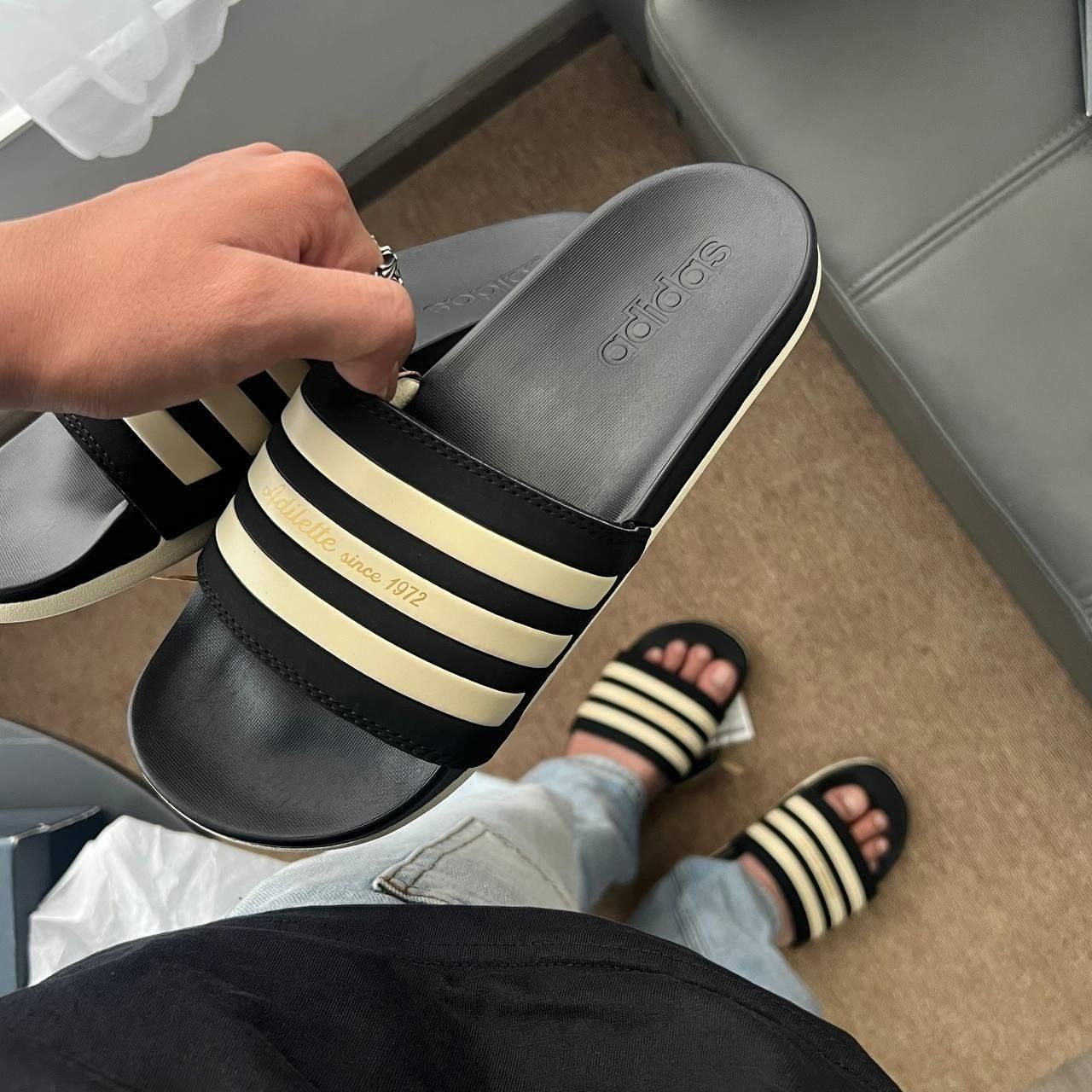  1721 - HÀNG CHÍNH HÃNG - DÉP ADIDAS CLOUDFOAM COMFORT - RETRO 1927 - 