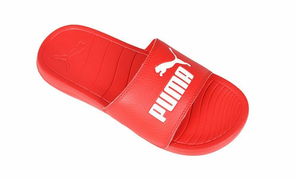  0145 - HÀNG CHÍNH HÃNG - DÉP PUMA POPCAT 2021 ĐỎ - *RED/WHITE LOGO* - 2021** - Code: 372279-04 
