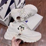  0031 - HÀNG CHÍNH HÃNG - GIÀY SNEAKER MLB BIG BALL CHUNKY MICKEY NY - *MÀU TRẮNG LOGO MICKEY* - 2021** - Code: 32SHCK941 50| 